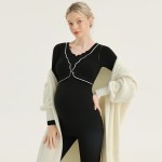 女士孕妇睡衣厂家-护理内衣套装长袖上衣和裤子