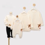 圣诞儿童运动衫工厂-婴儿男孩女孩服装圣诞老人印花套头衫