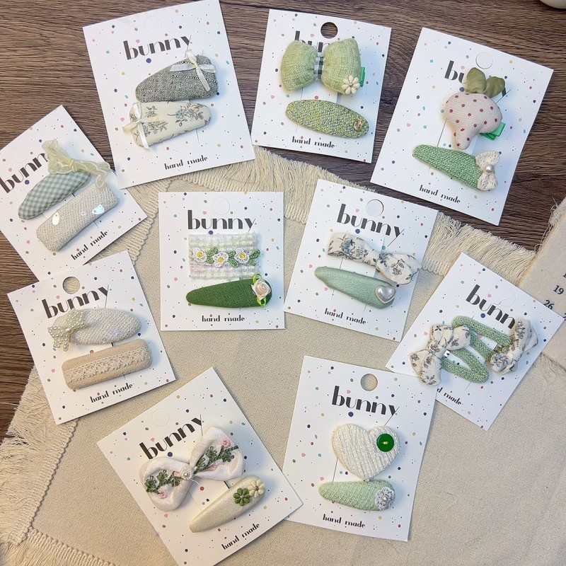 女孩发夹供应商-批发红色矩形水滴形状金属发夹