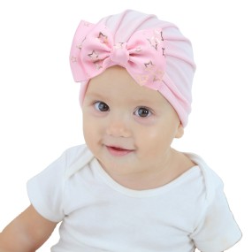 婴儿发夹厂家-印度风格柔软涤纶蝴蝶结给0-6个月