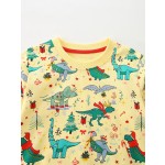 欧式连帽衫厂家-圣诞O领长袖儿童套头衫