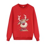 婴儿圣诞服装厂家-长袖T恤圣诞帽字母印花