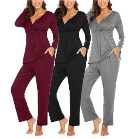 Summer Maternity Pajamas Factory - Breastfeeding Nightwear Loose Style Big Size