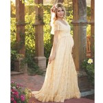 加大码孕妇连衣裙厂家-蕾丝晚礼服长裙用于派对伴娘