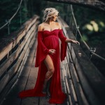 孕妇服装工厂-棉质伴娘孕期摄影婚纱