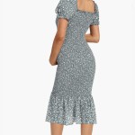 孕妇连衣裙供应商-夏季短袖露肩紧身舒适裙