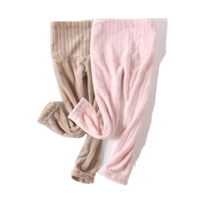 Breastfeeding Pajamas Supplier - Two Pieces Warm Long-sleeved Postpartum Nursing Clothes