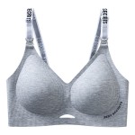 护理文胸工厂-纯色易开前襟透气有钢圈文胸