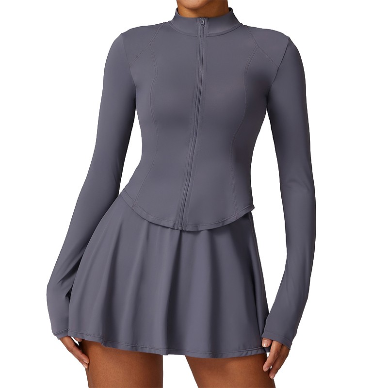 健身运动套装厂家-2件套运动服露背文胸提臀打底裤