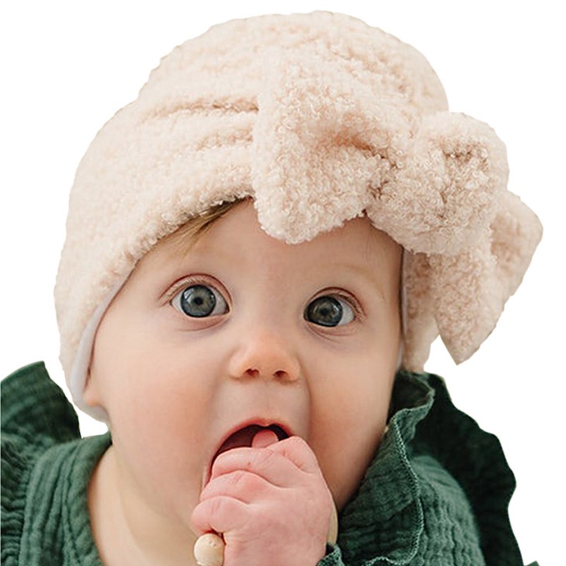 印度婴儿帽供应商-双层蝴蝶结轮胎帽烫金星星