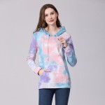 加大码孕妇服装供应商-花卉连体衫绒线哺乳连帽衫