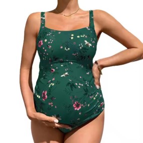 Lady Maternity Swimwear Supplier - Off Shoulder One Piece Big Size Fashion Style