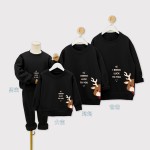 圣诞儿童运动衫工厂-婴儿男孩女孩服装圣诞老人印花套头衫