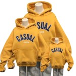 圣诞家庭服装厂家-配套运动衫卡通驯鹿印花