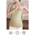 哺乳吊带衫供应商-无钢圈前开襟孕妇吊带衫文胸