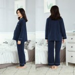 冬季孕妇睡衣厂家-胸垫保暖长袖保暖套装