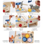 保龄球玩具供应商-彩虹木质保龄球瓶球套装