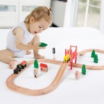 火车组装套装工厂-托马斯兼容场景轨道