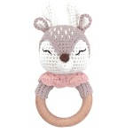 钩编摇铃工厂-手工泰迪熊出牙安抚