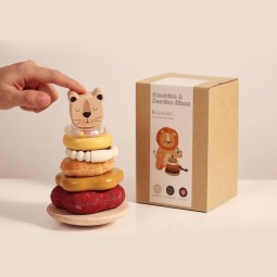 平衡石工厂-木质堆叠平衡儿童玩具