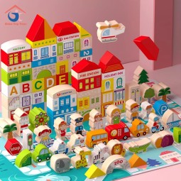 形状分类器供应商-几何拼图堆叠厨房玩具