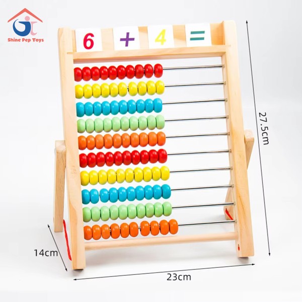 计算架工厂-木质算盘蒙氏计数玩具