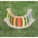 木质攀爬架供应商-多功能幼儿园运动