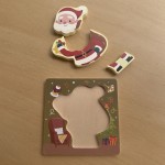 圣诞装饰工厂-毛毡领结姜饼人灯