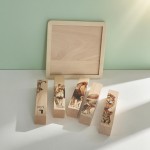 动物拼图供应商- DIY木质雕刻印花装饰品