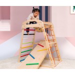 攀爬架生产厂家-手脚练习木质架