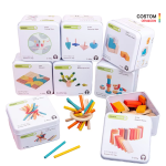 串珠游戏工厂-形状图案积木玩具