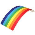 摇椅供应商-彩虹木质攀爬架运动