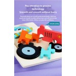 拼图板生产厂家-彩色编码积木教育玩具