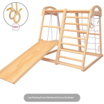 攀爬架工厂-可定制标志可折叠三角带坡道