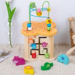 串珠玩具工厂-迷你木质卡通颜色识别