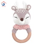 摇铃音乐玩具供应商-软木毛绒钩编礼盒