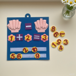 忙碌板书生产厂家-亲子互动毛毡板