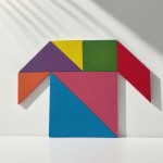 拼图工厂-彩色方形脑筋急转弯教育