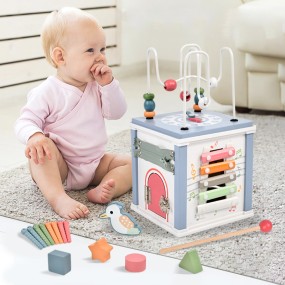 宝盒供应商-圆形串珠木质形状分类立方体