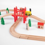 火车组装套装工厂-托马斯兼容场景轨道