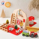 娃娃屋套装供应商-书店书架3D魔法世界拼图