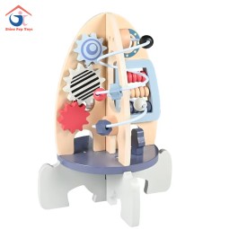 木质火箭工厂-多功能串珠智力开发