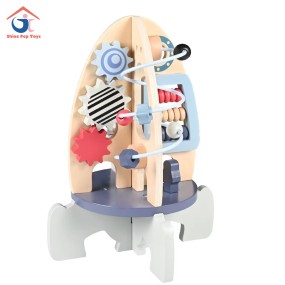 木质火箭工厂-多功能串珠智力开发