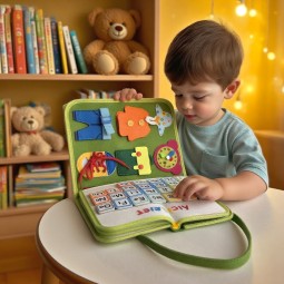 毛毡书供应商-婴儿穿衣学习布艺活动书