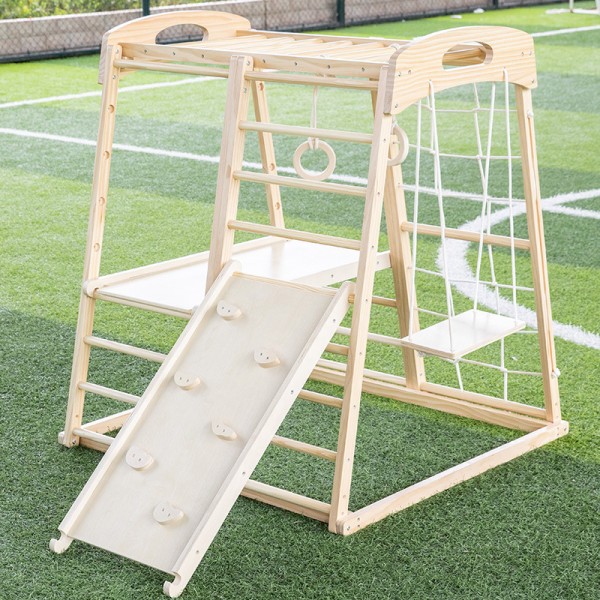 攀爬拱门供应商-彩虹摇椅蒙氏套装