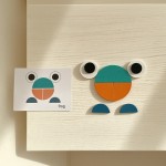 木质七巧板供应商-彩色方形教具学习