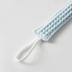 奶嘴链工厂-榉木夹棉质华夫格奶嘴