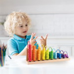 算盘供应商-木质珠子计数数字教育玩具