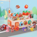 农场玩具生产厂家-动物汽车形状匹配钓鱼游戏