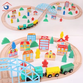 Ball Track Supplier - Roller Wooden Blocks Intellectual Development